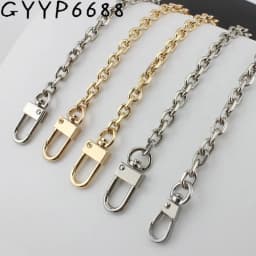 Width 7.5mm Small bag grinding chain chain single buy gold fashion metal shoulder strap diagonal cross belt new