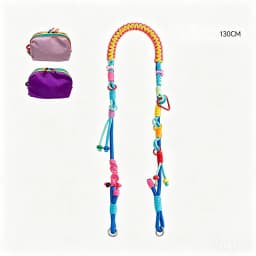 Woven Shoulder Strap For Toiletry Bag Color Crossbody Strap Fashion Durable Gift Bag Strap Bag Accessories