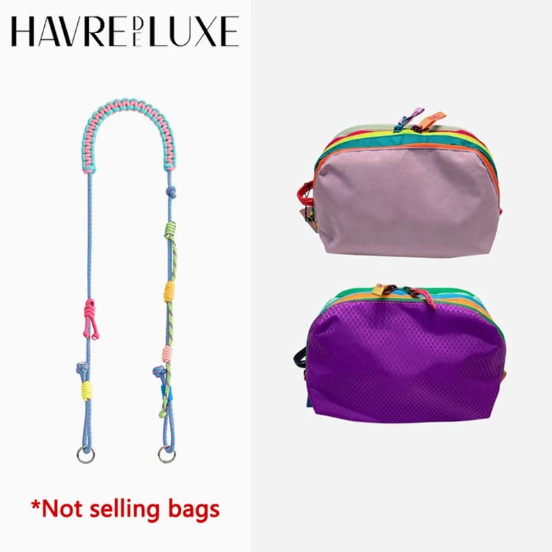 Woven Shoulder Strap For Toiletry Bag Color Crossbody Strap Fashion Durable Gift Bag Strap Bag Accessories