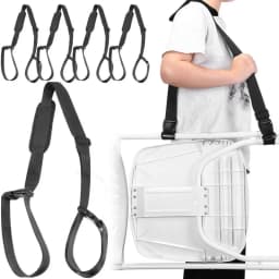 Chair Carrier Shoulder Strap, Padded Folding Chair Carrying Strap, Universal Adjustable Strap for Beach Chairs Camping Chairs