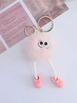 Cute Plush Keychain for Women Bags Backpacks Fluffy Kawaii Bag Charm Pendant Y2K Coquette Gift for Women Girls  Bag Accessories