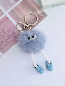 Cute Plush Keychain for Women Bags Backpacks Fluffy Kawaii Bag Charm Pendant Y2K Coquette Gift for Women Girls  Bag Accessories