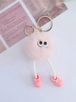 Cute Plush Keychain for Women Bags Backpacks Fluffy Kawaii Bag Charm Pendant Y2K Coquette Gift for Women Girls  Bag Accessories