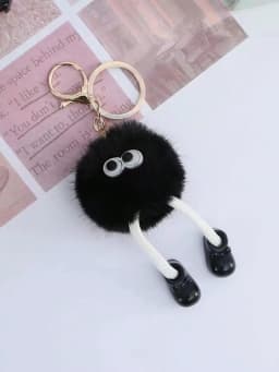 Cute Plush Keychain for Women Bags Backpacks Fluffy Kawaii Bag Charm Pendant Y2K Coquette Gift for Women Girls  Bag Accessories