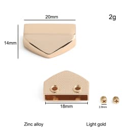 20/50/100PCS Metal Tail Clip Stopper For DIY Garment Bag Zipper Straps Decoration Buckles End Clips Clasp Cord Lock Accessories