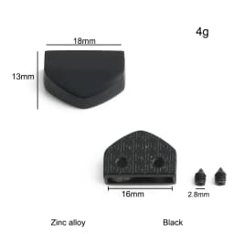 20/50/100PCS Metal Tail Clip Stopper For DIY Garment Bag Zipper Straps Decoration Buckles End Clips Clasp Cord Lock Accessories