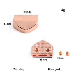 20/50/100PCS Metal Tail Clip Stopper For DIY Garment Bag Zipper Straps Decoration Buckles End Clips Clasp Cord Lock Accessories