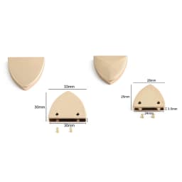 20/50/100PCS Metal Tail Clip Stopper For DIY Garment Bag Zipper Straps Decoration Buckles End Clips Clasp Cord Lock Accessories