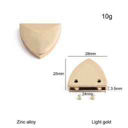20/50/100PCS Metal Tail Clip Stopper For DIY Garment Bag Zipper Straps Decoration Buckles End Clips Clasp Cord Lock Accessories