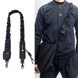 Multifunctional Tactical Adjustable Ruched Replacement Bag Strap Detachable Shoulder Strap Mobile Phone Crossbody Lanyard