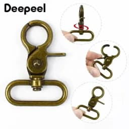 10/20/30Pcs Bag Swivel Lobster Clasp 10/13mm Metal Buckles Handbag Chain Dog Collar Strap Trigger Snap Hook Hardware Accessories