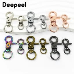 10/20/30Pcs Bag Swivel Lobster Clasp 10/13mm Metal Buckles Handbag Chain Dog Collar Strap Trigger Snap Hook Hardware Accessories