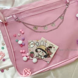 Italife Silver Chain Ita Bag Accessories Pearl Double Layer Metal Chain Itabag Decoration Women Butterfly Heart Star chains H326