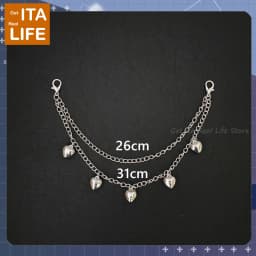 Italife Silver Chain Ita Bag Accessories Pearl Double Layer Metal Chain Itabag Decoration Women Butterfly Heart Star chains H326