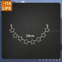 Italife Silver Chain Ita Bag Accessories Pearl Double Layer Metal Chain Itabag Decoration Women Butterfly Heart Star chains H326