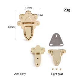 5/10/20PCS Metal Bag Twist Decoration Lock Clasps Handbag Turn Locks Snap Buckles For DIY Bags Purse Replacement Accessories