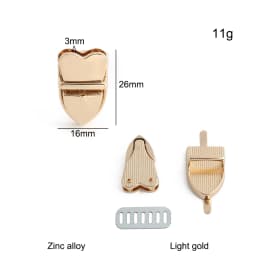 5/10/20PCS Metal Bag Twist Decoration Lock Clasps Handbag Turn Locks Snap Buckles For DIY Bags Purse Replacement Accessories