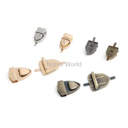 5/10/20PCS Metal Bag Twist Decoration Lock Clasps Handbag Turn Locks Snap Buckles For DIY Bags Purse Replacement Accessories