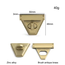 5/10/20PCS Metal Bag Twist Decoration Lock Clasps Handbag Turn Locks Snap Buckles For DIY Bags Purse Replacement Accessories