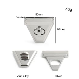 5/10/20PCS Metal Bag Twist Decoration Lock Clasps Handbag Turn Locks Snap Buckles For DIY Bags Purse Replacement Accessories