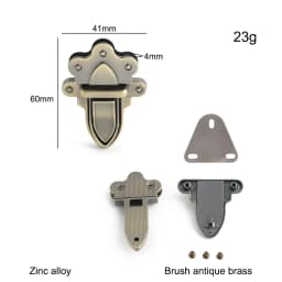 5/10/20PCS Metal Bag Twist Decoration Lock Clasps Handbag Turn Locks Snap Buckles For DIY Bags Purse Replacement Accessories