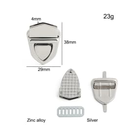 5/10/20PCS Metal Bag Twist Decoration Lock Clasps Handbag Turn Locks Snap Buckles For DIY Bags Purse Replacement Accessories