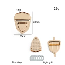 5/10/20PCS Metal Bag Twist Decoration Lock Clasps Handbag Turn Locks Snap Buckles For DIY Bags Purse Replacement Accessories