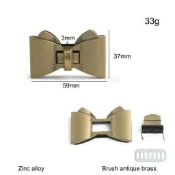 5/10/20PCS Metal Bag Twist Decoration Lock Clasps Handbag Turn Locks Snap Buckles For DIY Bags Purse Replacement Accessories