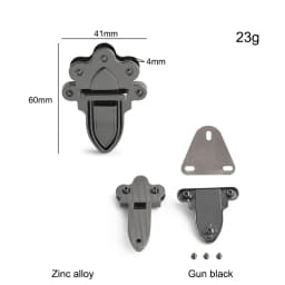 5/10/20PCS Metal Bag Twist Decoration Lock Clasps Handbag Turn Locks Snap Buckles For DIY Bags Purse Replacement Accessories