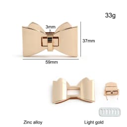 5/10/20PCS Metal Bag Twist Decoration Lock Clasps Handbag Turn Locks Snap Buckles For DIY Bags Purse Replacement Accessories