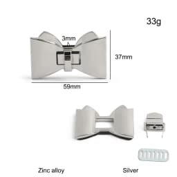 5/10/20PCS Metal Bag Twist Decoration Lock Clasps Handbag Turn Locks Snap Buckles For DIY Bags Purse Replacement Accessories