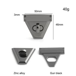 5/10/20PCS Metal Bag Twist Decoration Lock Clasps Handbag Turn Locks Snap Buckles For DIY Bags Purse Replacement Accessories