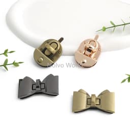 5/10/20PCS Metal Bag Twist Decoration Lock Clasps Handbag Turn Locks Snap Buckles For DIY Bags Purse Replacement Accessories