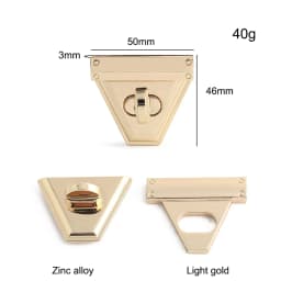 5/10/20PCS Metal Bag Twist Decoration Lock Clasps Handbag Turn Locks Snap Buckles For DIY Bags Purse Replacement Accessories