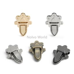 5/10/20PCS Metal Bag Twist Decoration Lock Clasps Handbag Turn Locks Snap Buckles For DIY Bags Purse Replacement Accessories