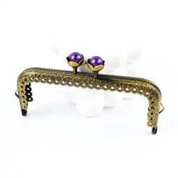 1-10Pcs 10.5cm Antique Bronze Handle Metal Kiss Lock Purse Frame Pearl Clasp for Coin Bag Wallet Clutch DIY Sewing Accessories