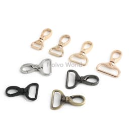 20/50/100PCS 13-32mm Metal Bag Strap Buckle Keychain Swivel Lobster Buckles Pet Collar Carabiner Snap Hook Clasp DIY Accessories