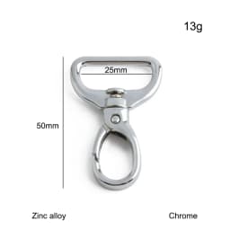 20/50/100PCS 13-32mm Metal Bag Strap Buckle Keychain Swivel Lobster Buckles Pet Collar Carabiner Snap Hook Clasp DIY Accessories