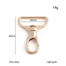 20/50/100PCS 13-32mm Metal Bag Strap Buckle Keychain Swivel Lobster Buckles Pet Collar Carabiner Snap Hook Clasp DIY Accessories