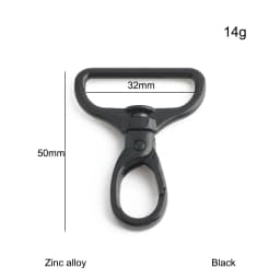 20/50/100PCS 13-32mm Metal Bag Strap Buckle Keychain Swivel Lobster Buckles Pet Collar Carabiner Snap Hook Clasp DIY Accessories