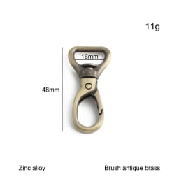 20/50/100PCS 13-32mm Metal Bag Strap Buckle Keychain Swivel Lobster Buckles Pet Collar Carabiner Snap Hook Clasp DIY Accessories
