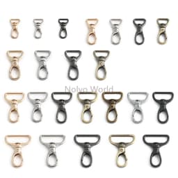 20/50/100PCS 13-32mm Metal Bag Strap Buckle Keychain Swivel Lobster Buckles Pet Collar Carabiner Snap Hook Clasp DIY Accessories