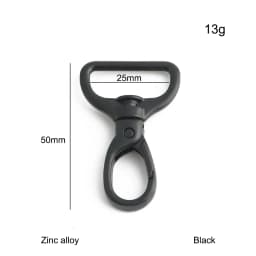 20/50/100PCS 13-32mm Metal Bag Strap Buckle Keychain Swivel Lobster Buckles Pet Collar Carabiner Snap Hook Clasp DIY Accessories