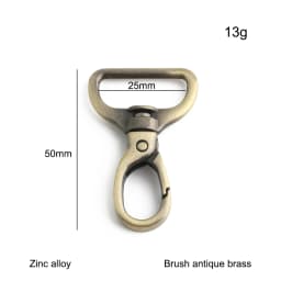 20/50/100PCS 13-32mm Metal Bag Strap Buckle Keychain Swivel Lobster Buckles Pet Collar Carabiner Snap Hook Clasp DIY Accessories