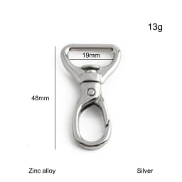 20/50/100PCS 13-32mm Metal Bag Strap Buckle Keychain Swivel Lobster Buckles Pet Collar Carabiner Snap Hook Clasp DIY Accessories