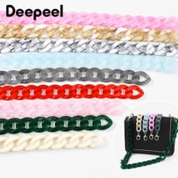 1/2Pcs Deepeel 60cm Acrylic Bag Strap Purse Resin Chain Detachable Lobster Clasps for Handbag Handle DIY  Making Accessories