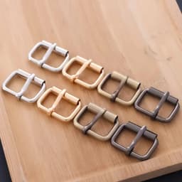 5pcs Roller Buckle Metal Adjustable Belt Pin Buckle Bag Strap Slide Tri-Glide Buckle Webbing Hardware DIY
