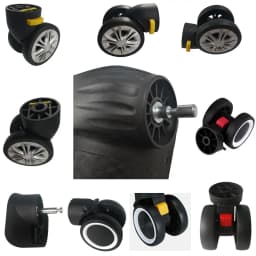 Detachable Luggage Wheel Accessories Universal Wheel Suitcase Travel Bag Slide Wheel Replacement Password Box Wheel