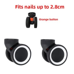 Detachable Luggage Wheel Accessories Universal Wheel Suitcase Travel Bag Slide Wheel Replacement Password Box Wheel