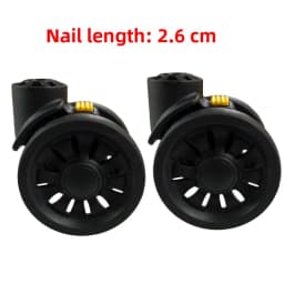 Detachable Luggage Wheel Accessories Universal Wheel Suitcase Travel Bag Slide Wheel Replacement Password Box Wheel